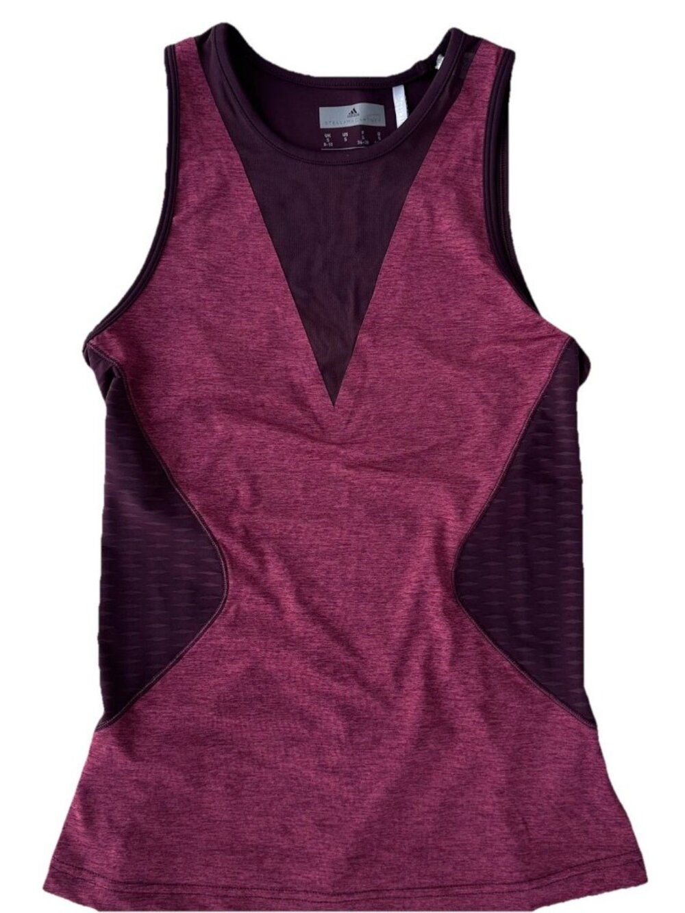 adidas x Stella McCartney Barricade Tennis Tank S Cranberry